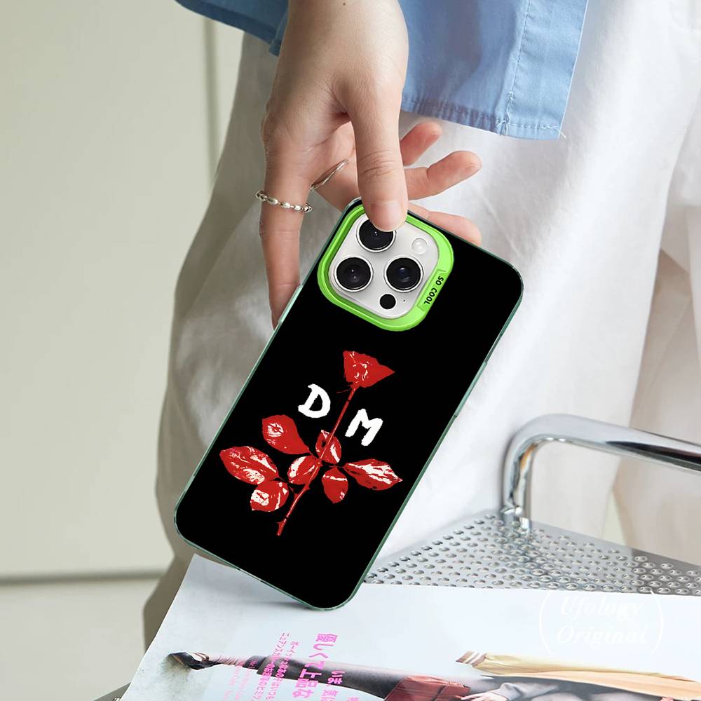 Rock D-Depeche Cool Mode Phone Cases For IPhone 17 16 15 14 13 12 11 Plus Pro Max Colorful Case