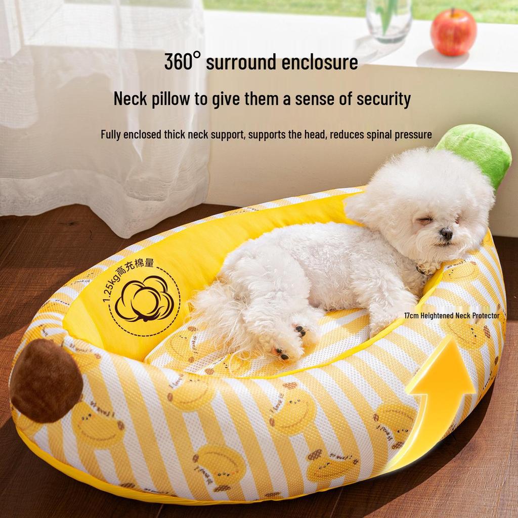 All-Season Breathable Pet Nest for Small & Medium Dogs/Cats - 26 Year Universal Enclosure Kennel Sofa