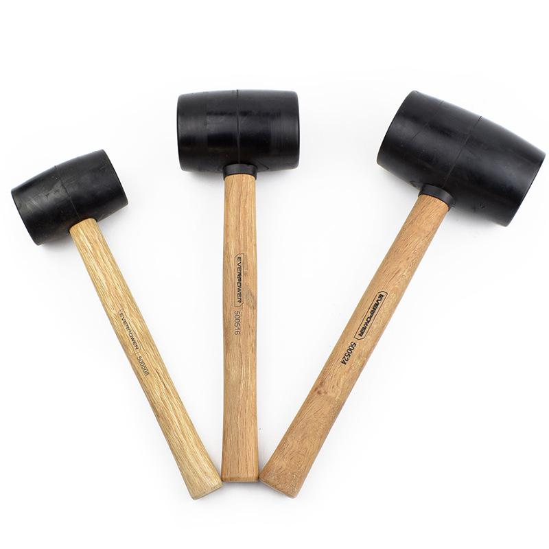 AI Weibor Rubber Hammer with Wooden Handle (500508-500524)