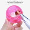 Nail Drill Bit Cleaning Brush Copper Wire Remove Dust Cleaning Case Hard Drill Grinding Head Soft Brush Cleaner Nail Art Tool