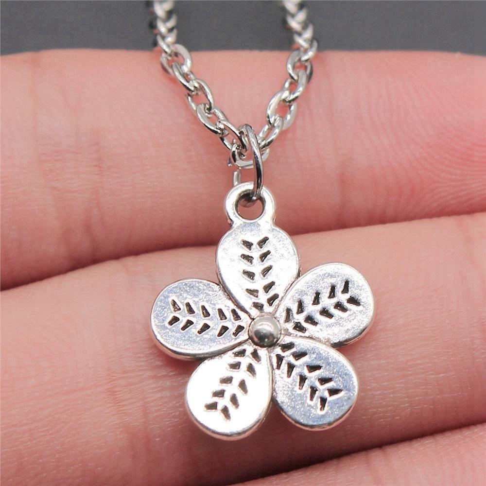 Tree of Life Floral Mandala Pendant Antique Bronze Metal Bridesmaid Choker Necklace Trendy Gift