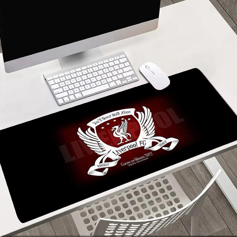 Football Liverpool Crest Mouse pad Office Desk Mat, Gaming Mouse Pad Mousepad, keyboard pad,Heavy-Duty Non-Slip Rubber Backing, Gift