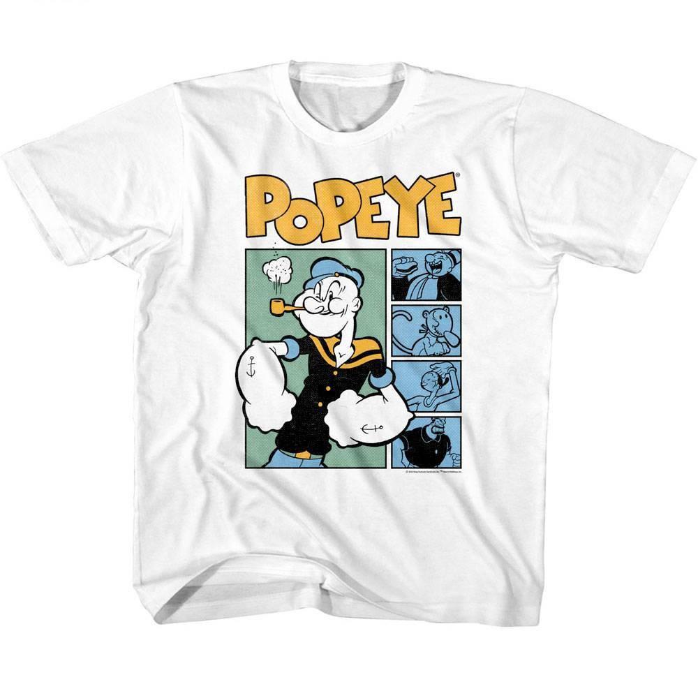 Popeye Comic Characters Kids T Shirt XL