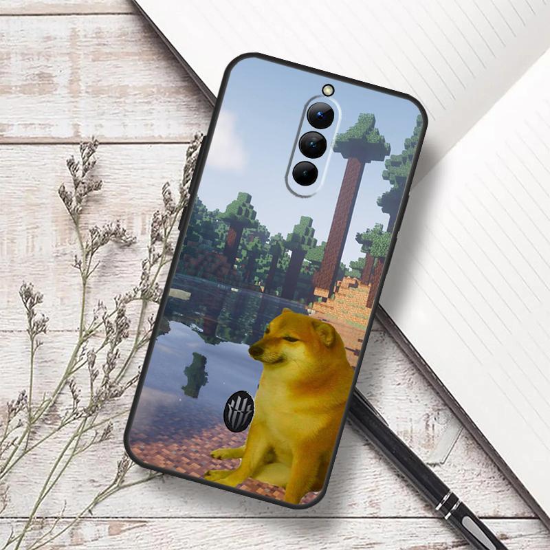 Funny Cheems Doge Case For ZTE Nubia RedMagic 6 7 6S 7S Pro 5G 6R RedMagic 8 8S 9 9S 10S Pro Plus 10 Air Cover