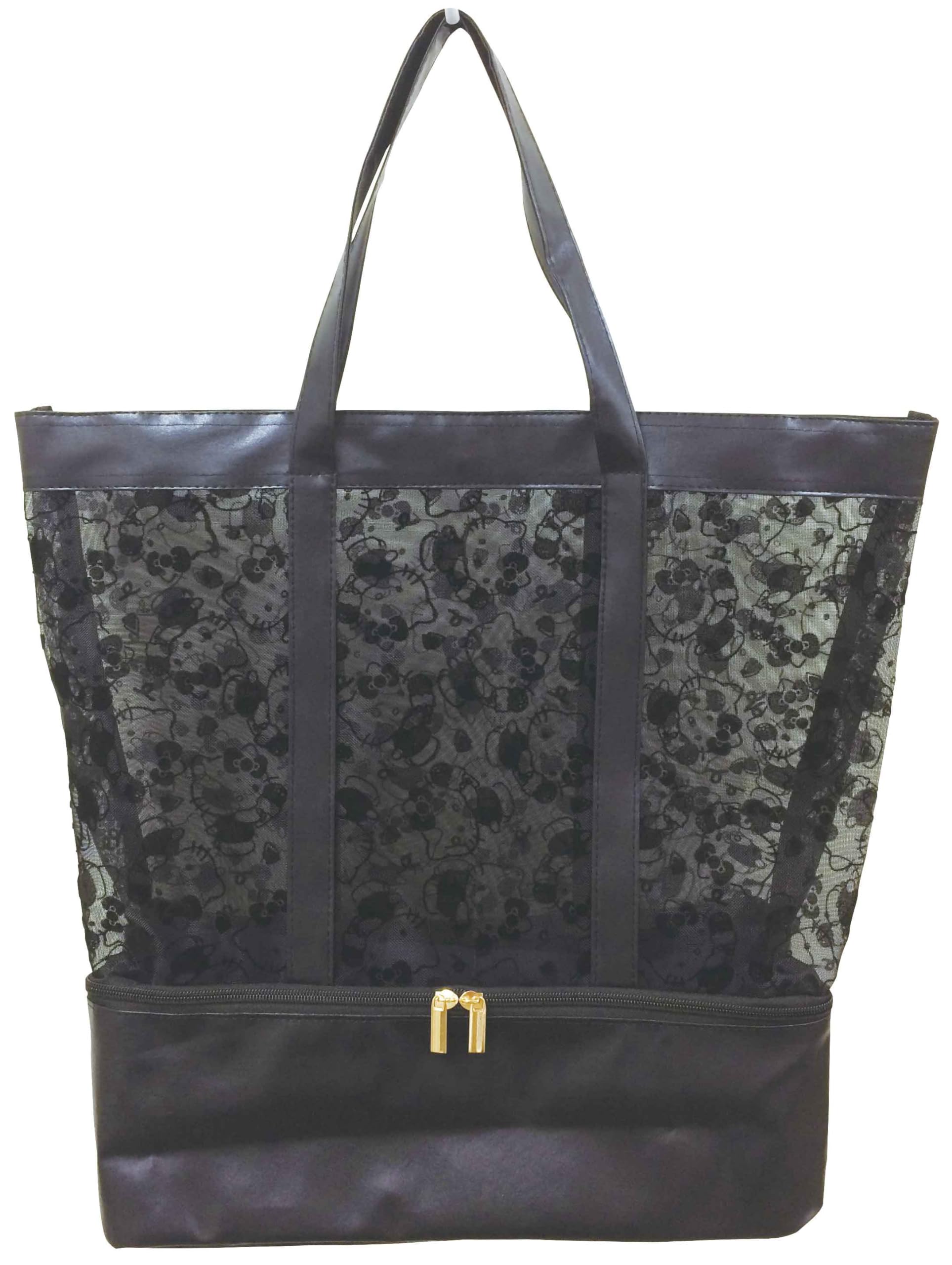 

Tote Bag Tulle Flocked Tote Hello Kitty [i Planning]