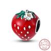 Original Charms Beads Copper Cherry Strawberry Avocado Fruit Charms Pendant For Woman Jewelry Making