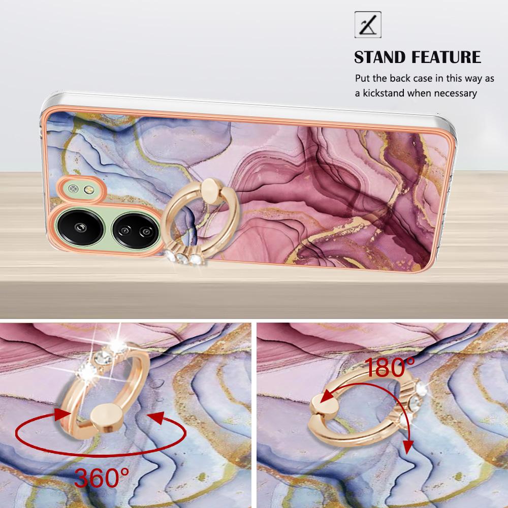 YB IMD Series-17 Style-E For Xiaomi Redmi 13C 4G/13C 5G/13R 5G/Poco M6 5G/Poco C65 4G Case Electroplated 2.0mm TPU Phone Cover