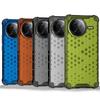 KEYSION Shockproof Armor Case for POCO F7 Pro F7 Ultra Silicone+PC Transparent Honeycomb Phone Cover for Xiaomi POCO F7 Ultra