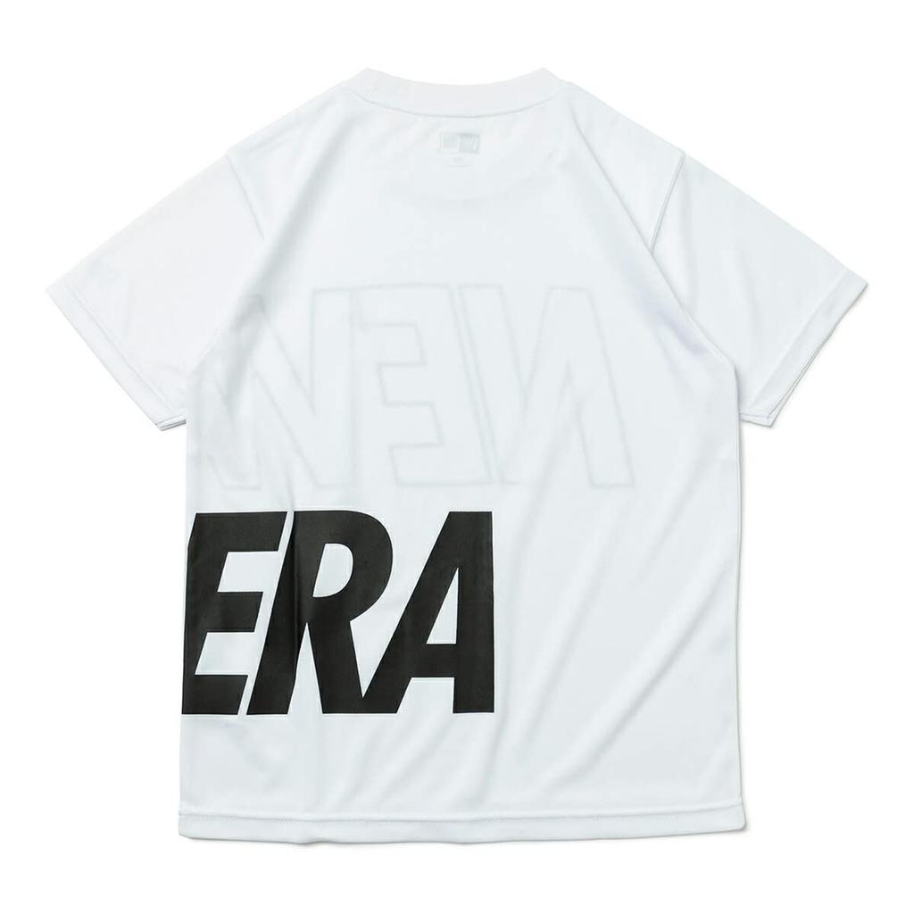 New Era Short Sleeve Size 130 Youth SSTT Big Logo White Kids' T-Shirt, Logo, White,