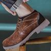 New Martin boots men's tooling boots summer high-top shoes men's British style short boots retro casual leather boots