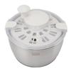 Stainless Steel PP Salad Spinner Large Capacity Lettuce Spinner Convenient Fruit Washer  Meal Prep