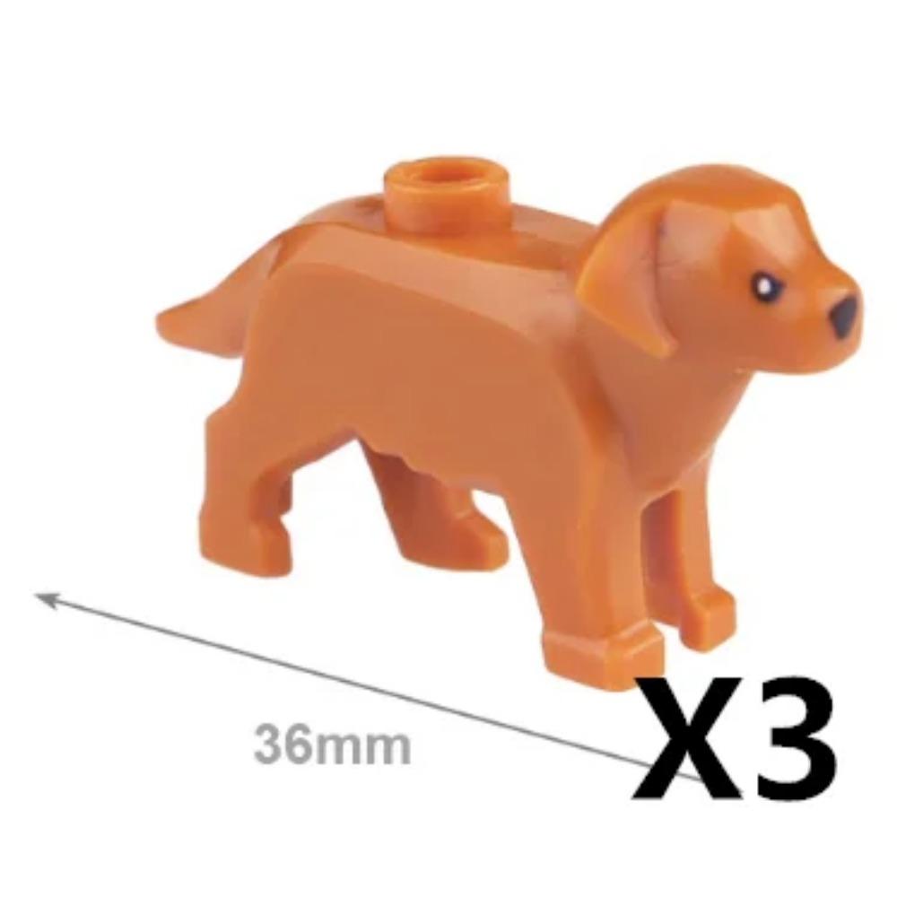 MOC ZOO Farma Zvířat Stavební Kostky Sova Ještěrka Chobotnice Veverka Prase Pes Kuře Kočka Holub Myš Vlk Králík Mini DIY Kostka K060