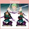 Exquisite Anime-PVC-Figur, handgefertigte Zoro-Tischdekoration im Dreischwert-Stil