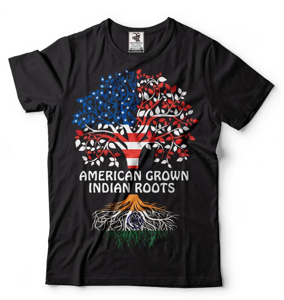 Футболка Indian Roots T-T-shirt American Grown Indian Roots Indian Heritage Tee Футболка XL