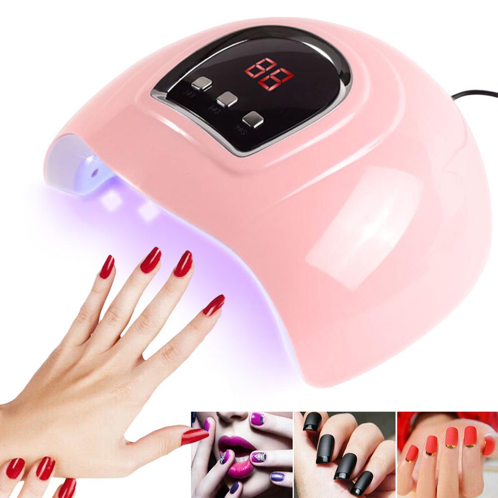 54W LED Nail Lamp UV Nail Dryers Phototherapy Nail Machine with Timer Nail Dryer Lamp