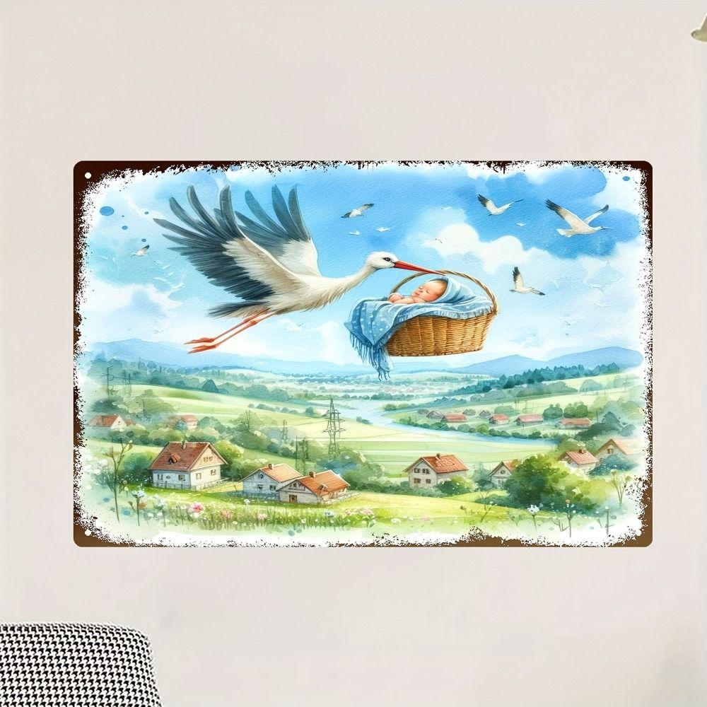 Vintage Metal Tin Sign Chariot Street Retro Decor Wall Art Gift for History Lovers 20x30 cm