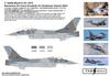 FabScale Block 15 Romanian Air Force Base 2024 with Etching Parts and Decals for Plastic Models FABD72058 1/72 F-16AM 83-1073 Feteşti (Airplane)