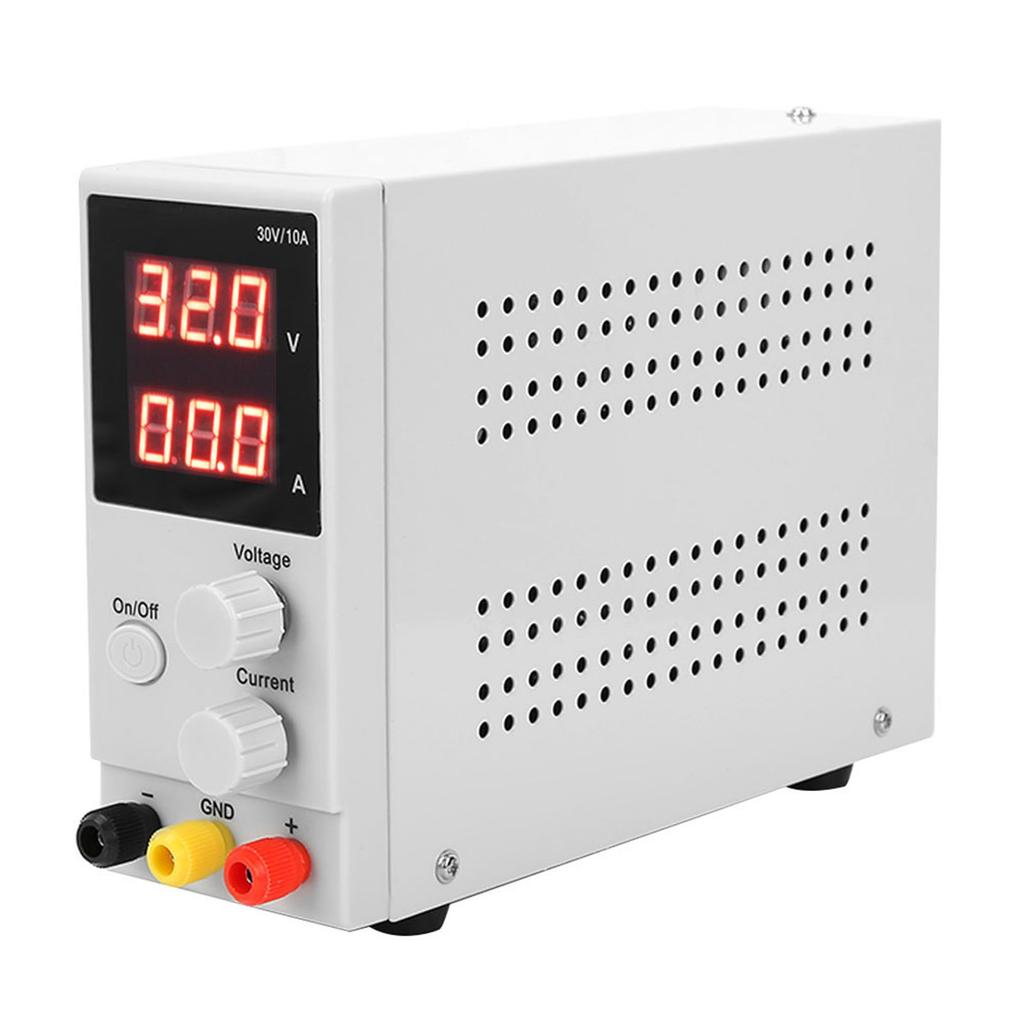 0 0 10A Output Adjustable Digital Switch DC Power Supply with 3LED Display