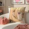 Anime romantische Marin Kitagawa Anime Kissenbezug Kissenbezug Kurzer Plüsch Verdeckter Reißverschluss Raum Sofa Kissenbezug