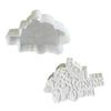 Christmas Silicone Molds Gypsum Decoration Mold  Scented Candle Mold Table Ornament Making Tool for Making Crafts