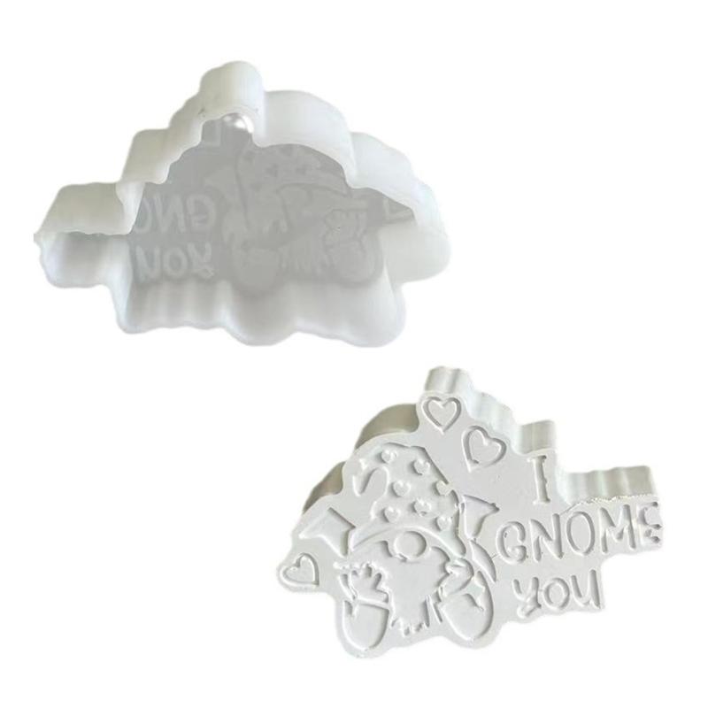 Christmas Silicone Molds Gypsum Decoration Mold  Scented Candle Mold Table Ornament Making Tool for Making Crafts