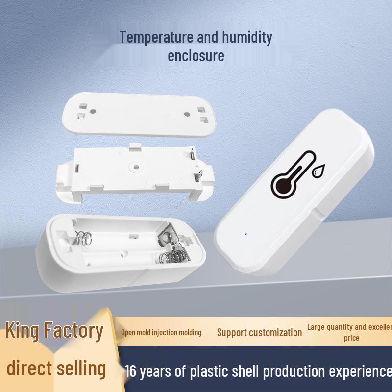 

Розумний датчик температури та вологості Пластиковий корпус Комплект