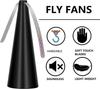 Fly Fans for Tables, Fly Deterrent Fan for Indoor Outdoor Meal, Keep for Your Food Clean, Portable Picnic Drive Food Fan Support USB and Battery