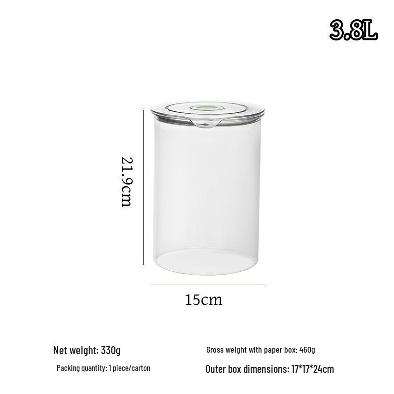 Sealed Plastic Storage Jar for Dried Tangerine Peel, Grains, Cereals, Dried Fruits, Kitchen Snacks, and Refrigerator Storage.