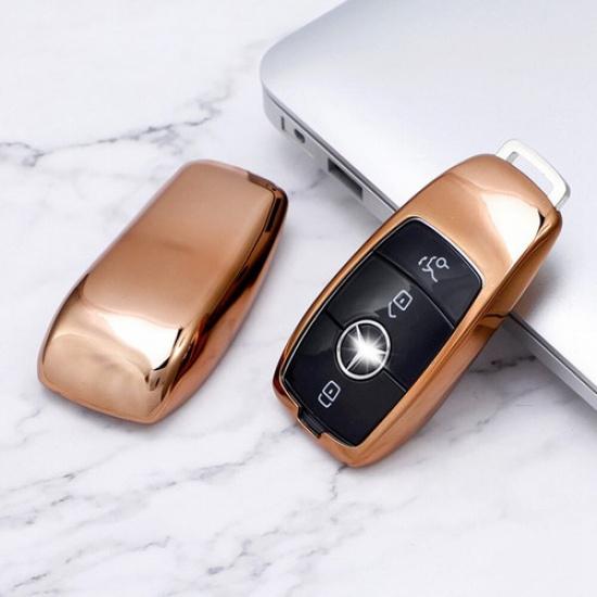 &+TPU Car Remote Smart Key Case Covers for Mercedes-Benz A B C E S G-Class