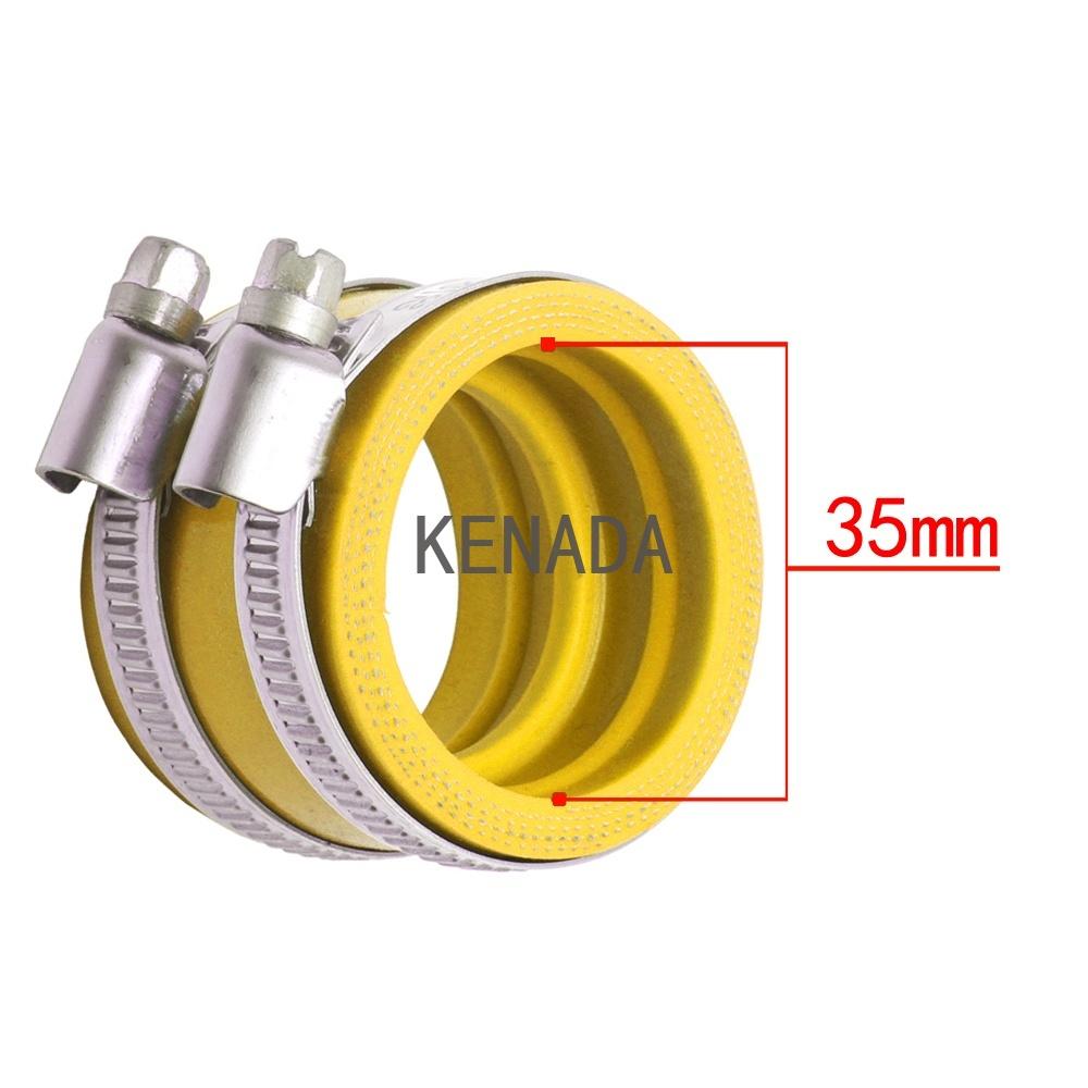 Carburetor Rubber Adapter 35-45mm Inlet Pipe Intake Motorbike Accessories For PE26-34 PWK21-30 PJ/OKO TM/TMX/KTM/KR/NSR 110-200c