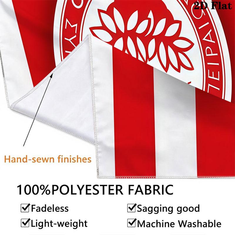 Olympiacos poster Wall Hanging Printed Fabric Blanket Decorative Tapestries for Bedroom Living Room Home Decor