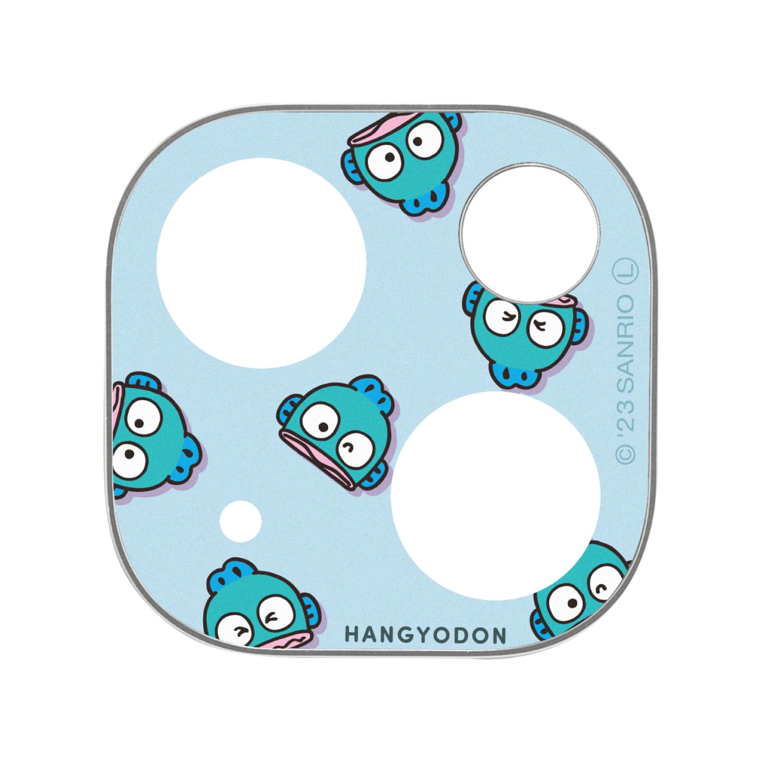 

Gourmandies Sanrio Characters iPhone Plus Camera Hangyodon 15/15 Plus/14/14 Cover, (SANG-367HG)