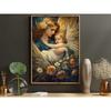 Vintage Catholic Poster Print Jesus Wall Art Holy Mother Maria Canvas Painting Living Room Bedroom Decoration