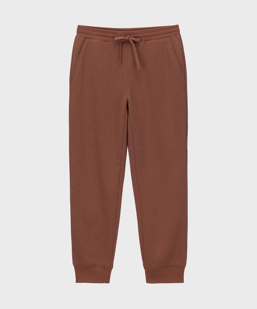 BASIC HOUSE Women'S Cp Terry Bonded Fleece-Lined Jogger Pants Brick Lwpt7251