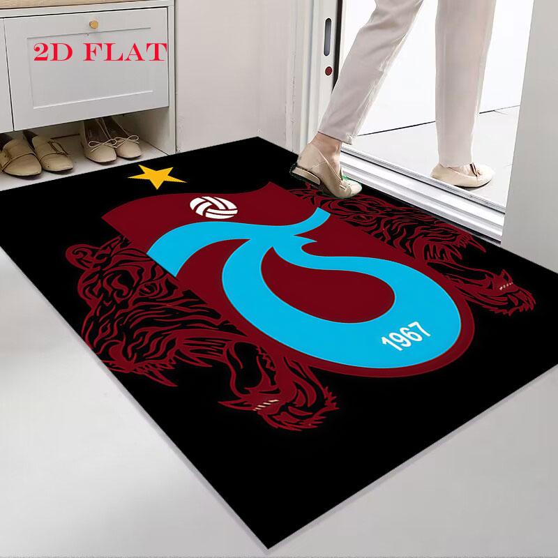 Tappeto Trabzonspor per Soggiorno Camera da Letto Decorazione Divano Casa, Tappetino Antiscivolo per Giochi Bambini