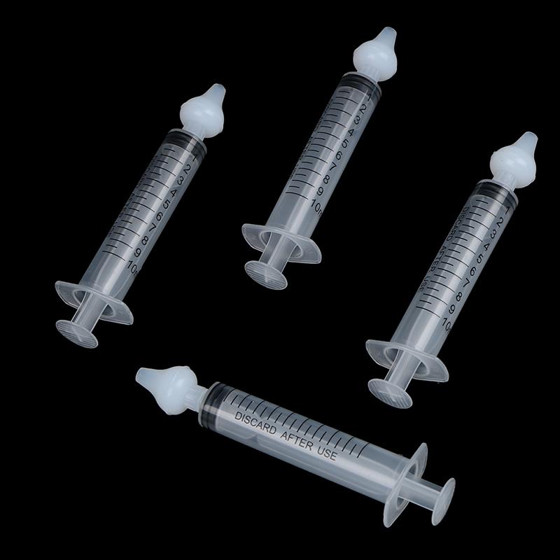 4Pcs 10Ml Baby Care Nose Clean Needle Tube Infant Nasal Cleaner Nasal Washer