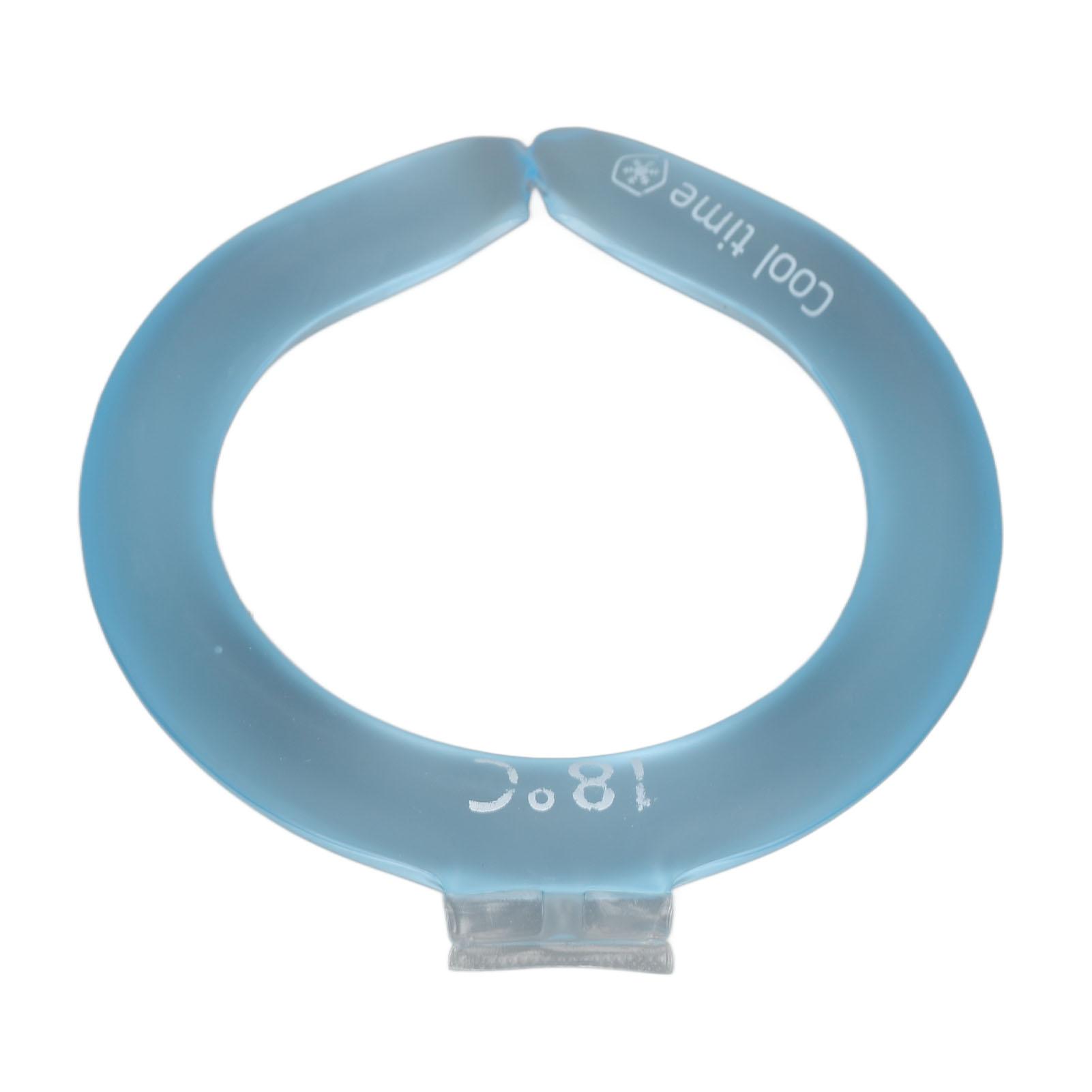 

Многоразовые охлаждающие повязки для шеи, носимая охлаждающая шейная трубка, замораживающая до 18 градусов по Цельсию, эргономичная шея