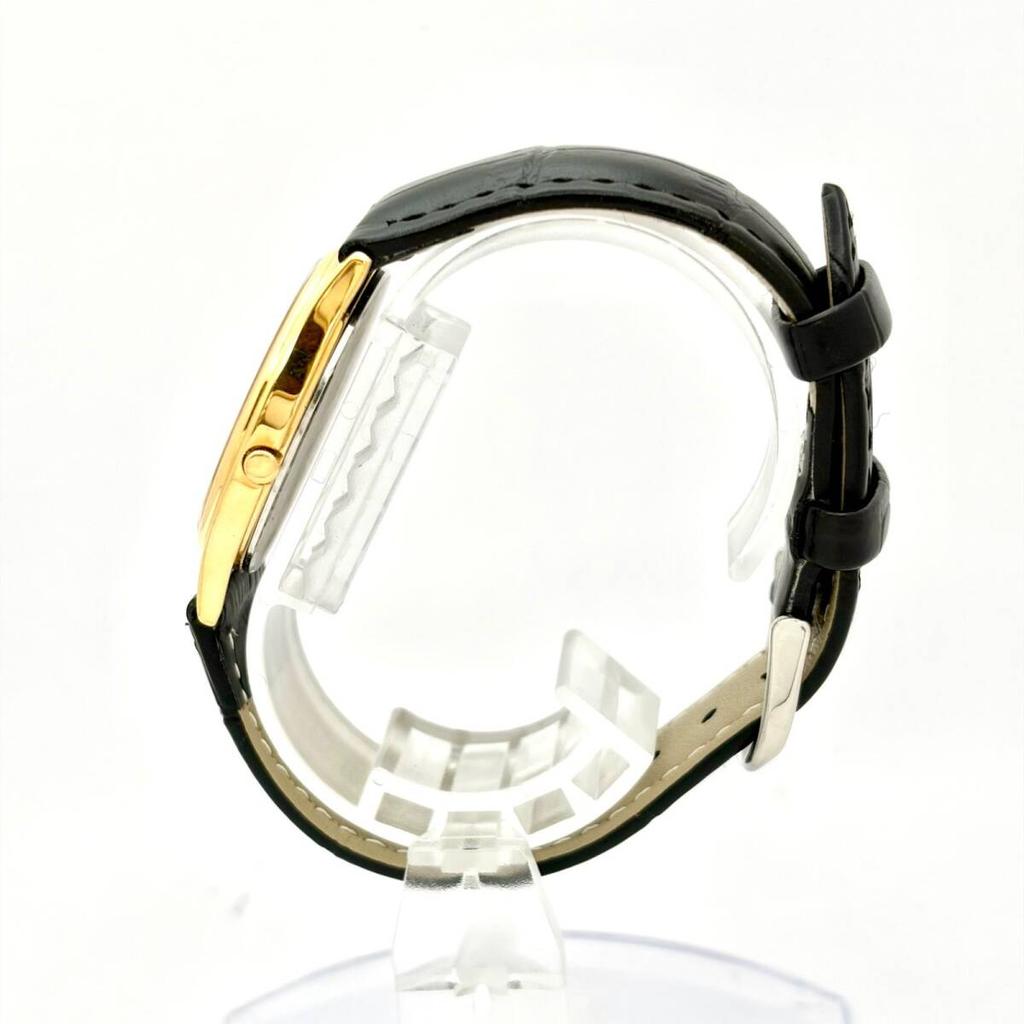 SEIKO Watch Gold 3D0398 New Strap [Excellent Condition/New Battery] Men's 7N01-7041