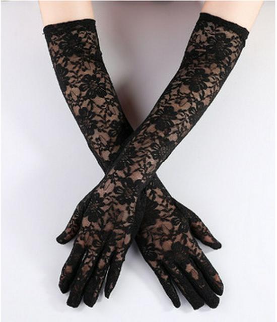 Flirty Lace Gloves: Women's Sexy Mesh Accessories
