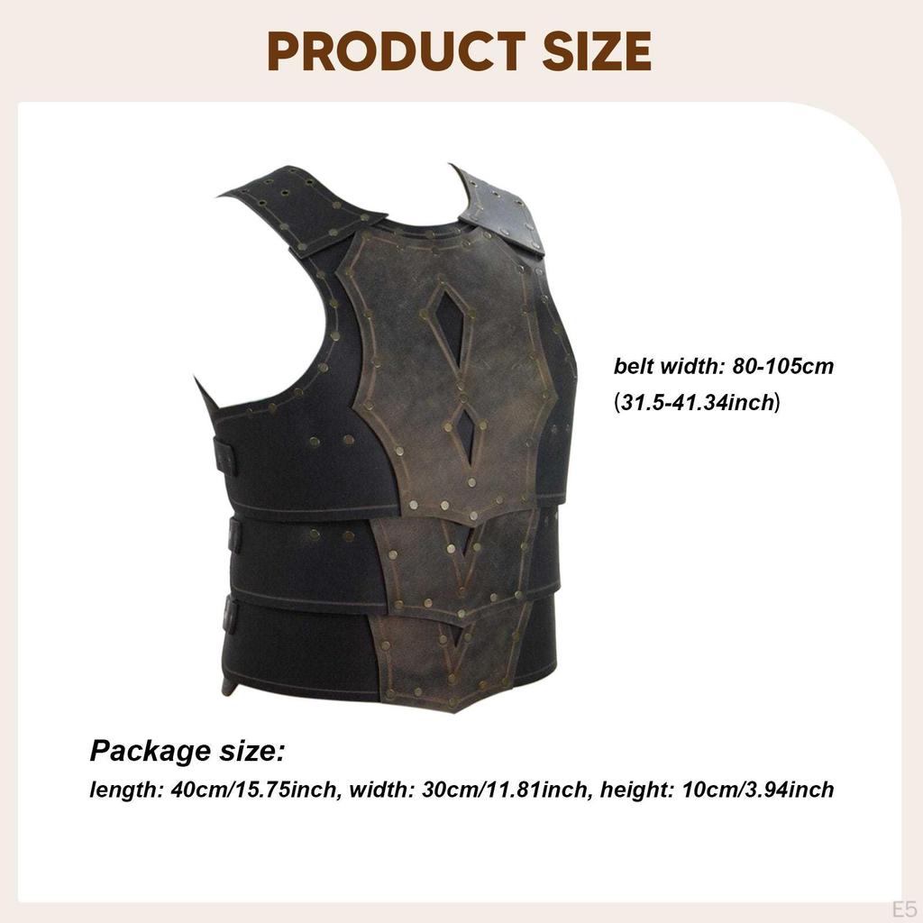 Medieval , Adjustable Vest for Adults, Ideal Masquerade Parties.