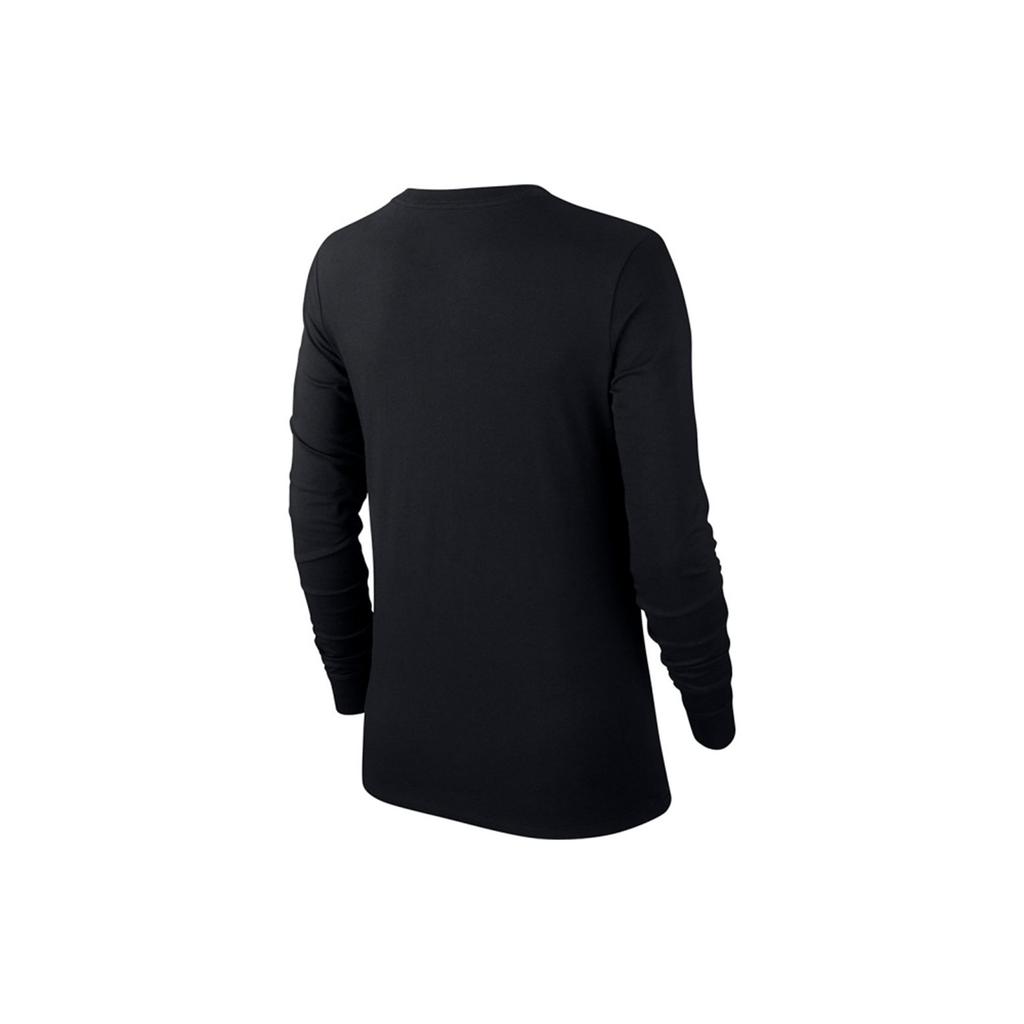 Nike T Shirts Women's Black Crew Neck Moderate Straight Fit BV6172-010