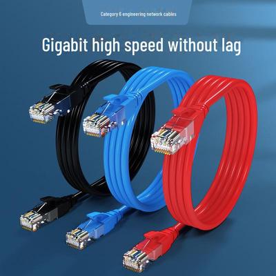 Cavo di rete ad alta velocità in rame puro: Ponticello Ethernet corto per router e computer, Cat 5e/6.