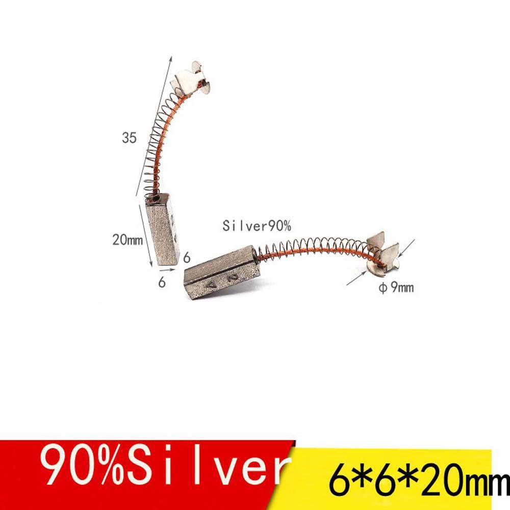 Silver Graphite Carbon Brush for CT Machine (3x4x20, 6x6x20, 8x10x30mm)