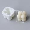 1PC Square Cube Candle Mould Soy Wax Essential Oil Aromatherapy Candle DIY  Cloud Shape Candle Material Wax 3D Silicone Mold