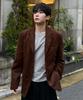 Mindbridge [Couture] Suede Oversized Jacket