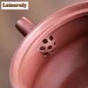 140ml Vintage Yixing Purple Clay Teapots Handmade Pot Raw Ore Dragon's Blood Sand Mud Kettle With Filter Zisha Tea Set Supplies