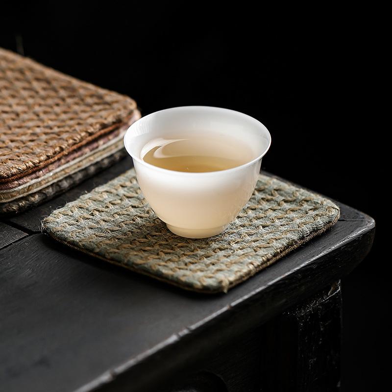 Tea ceremony coaster anti-scalding and non-slip heat insulation pad tea mat cloth tea party accessories Kung Fu tea set