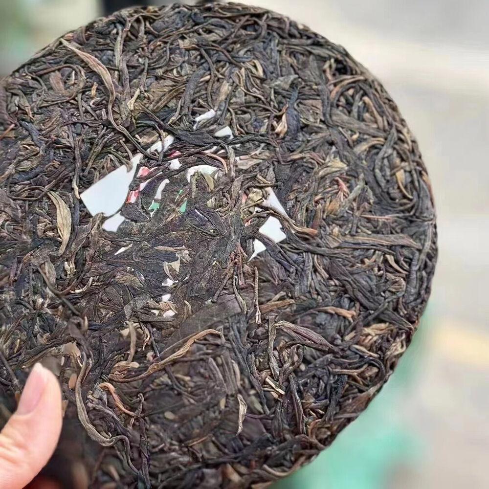 357g Yunnan Old Raw Pu-erh Tea Cake 2004 Haiwan Aged Puer Cake Tea Puerh Raw Tea