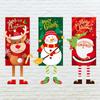 Merry Christmas Hanging Flag Ornaments Cute Shapes Xmas Gifts For Home Walls Windows Door Decoration