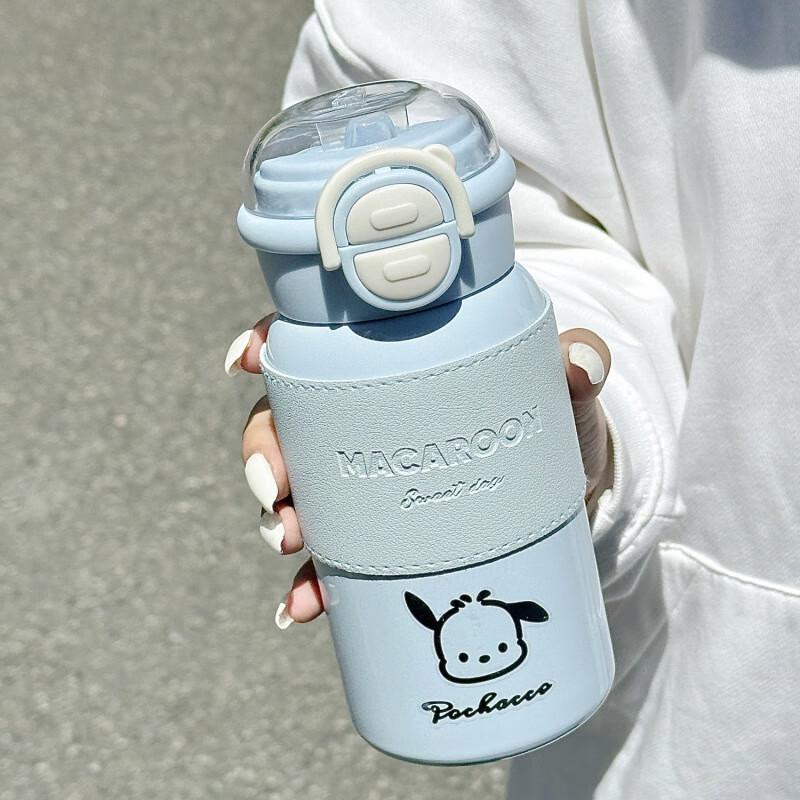 TLAKEHO 500ML Dual-Drink Insulated Stainless Steel Thermos